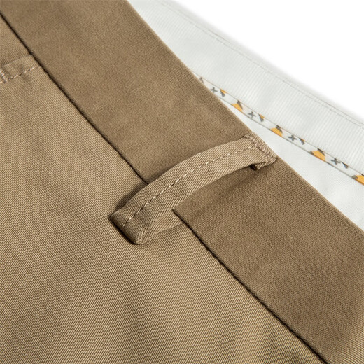 
Dancing with the wolf [Cotton-Function Comfortable] Casual Commuter Mid-waist Stretch Comfortable Versatile Men's Trousers 701 Khaki 29