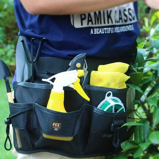 Fast Cleaning Tool Bag Garden Property Attendant Waist Bag Cleaning Storage Bag Tool Bag Large Green