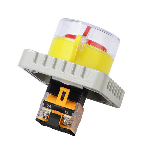 CHAXFB explosion-proof push button switch LA53 series rotary reset aluminum alloy explosion-proof emergency stop push button switch with protective cover