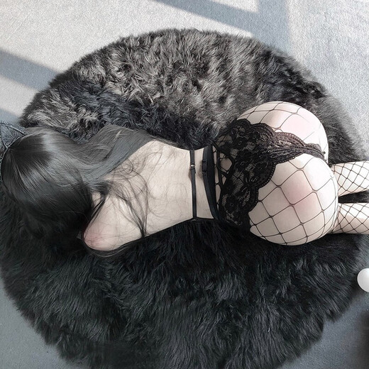 Femmes de pyjamas sexy Stocks noirs extrêmement séduits