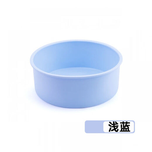 Chuge high-quality round cake mold silicone mold baking pan multi-size cake grinding tool mold wholesale light blue 6 inches