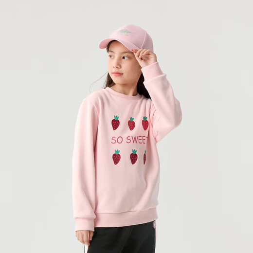 巴拉巴拉童装儿童长袖卫衣女童加绒保暖秋冬装休闲上衣潮208424121212