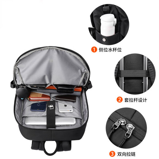 Modernes Passwort brandneue leichte und modische Rucksack High-End-Computer-Rucksack mit großer Kapazität wasserdicht
