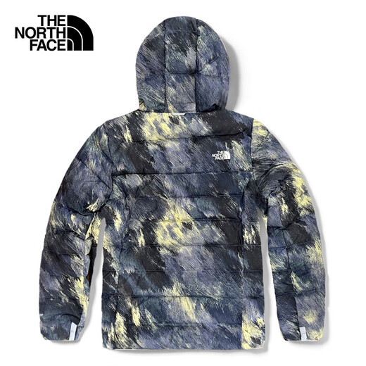 The North Face北面羽绒服女户外保暖双面穿羽绒外套83OK 蓝色/OW1 M