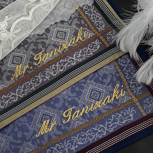 T/Twenties embroidered custom-made men's pure cotton handkerchief sweat-absorbing retro adult cotton handkerchief men's sweat-absorbing handkerchief [two handkerchiefs + two embroidery] Contact customer service