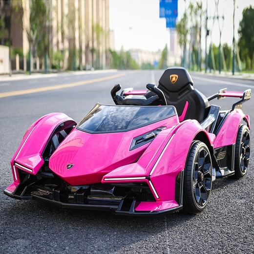 
Star Lulamborghini children's electric car four-wheel baby remote control baby toy car men and women can sit on people Military green [skin seat + soft tire + 12V14AH]