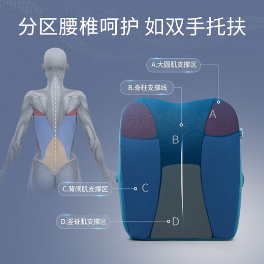 Jiaao Cushion Office Lumbar Cushion Car Lumbar Lumbar Pillow Care Lumbar Back Pillow Bed Lumbar Support Seat Chair Back Cushion