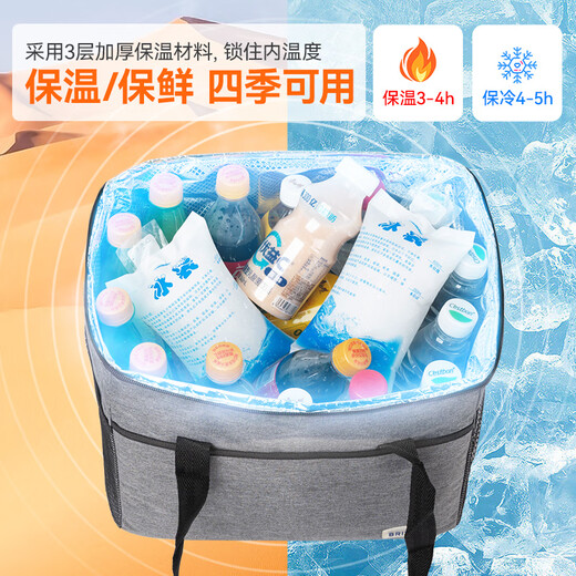 Caja de aislamiento de potencia de ling Bolsa de aislamiento bolsas de hielo bolsa de hielo paquete refrigerado almacenamiento de leche de leche materna drogas frías y frescas cáscara