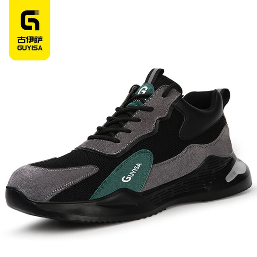 
Guyisa (GUYISA) labor protection shoes for men in summer breathable steel head ultralight anti-slip anti-smash and anti-puncture insulation electric work site safety old-fashioned shoes 9 [wear-resistant and anti-fabricated] ultralight rubber and plastic soles 42