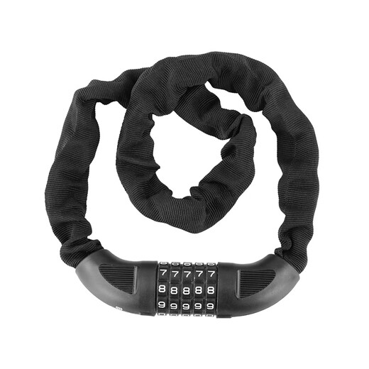 Permanent bicycle lock, helmet lock chain, mountain bike road bike universal anti-shear anti-theft lock chain lock chain password lock