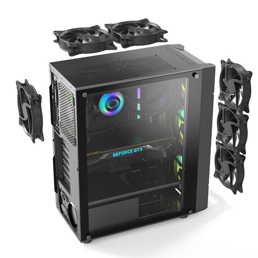 华南金牌X99电脑台式主机10核/18核GTX1660/3060游戏多开模拟器设计渲染台式电脑DIY吃鸡游戏组装机 配三：2680V4丨16G丨256G丨1050TI