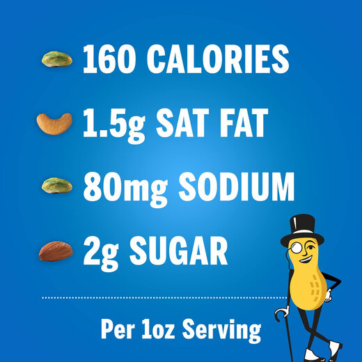 PLANTERS Gentleman Pistachio Mixed Nuts Salted 523g can