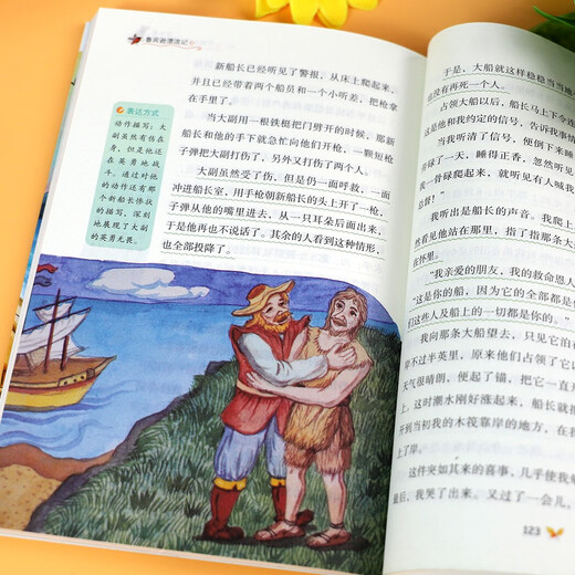快乐读书吧六年级下（全5册）鲁滨逊漂流记+骑鹅历险记+汤姆索亚历险记+爱丽丝奇境记+小王子142**724