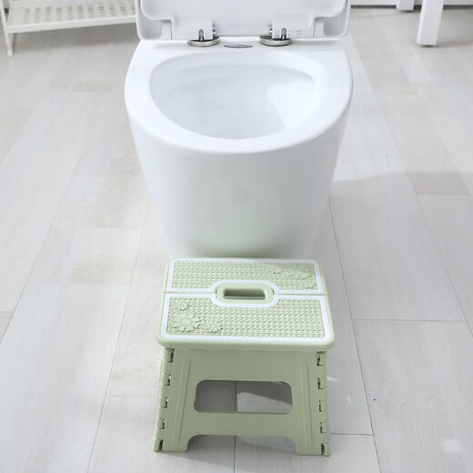 Silla plegable de plástico engrosada de Shuchen para adultos casera de casa Mazaar taburetes pequeños caricatura portátil para niños cortos mioqi súper grande + 1050g