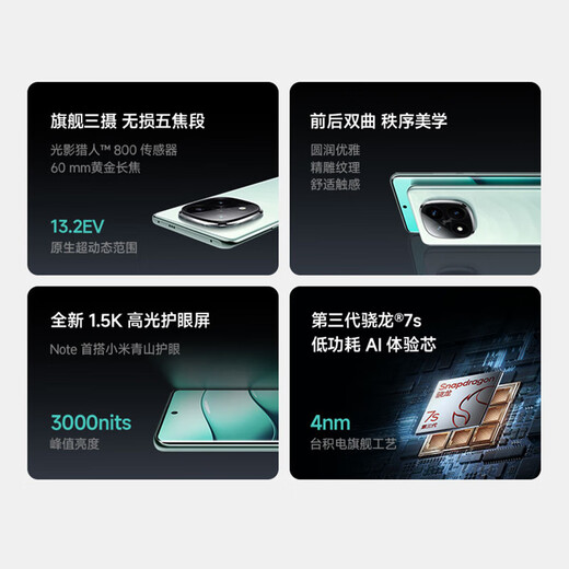 Xiaomi (MI) Redmi Note14pro + 5G Phone Mobile Subvention National Redmi King Kong Architecture IP68 IP68 IP68 Batterie 6200mAh 1,5k Écran brillant High-Gloss Dark 16 Go + 512 Go