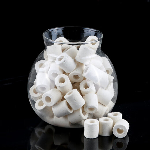 Sensen (SUNSUN) fish tank filter material ceramic ring glass ring bacterial house maifanshi respiratory ring biochemical ball 500g glass ceramic ring (6 capsules with water quality An Ding Capsules)
