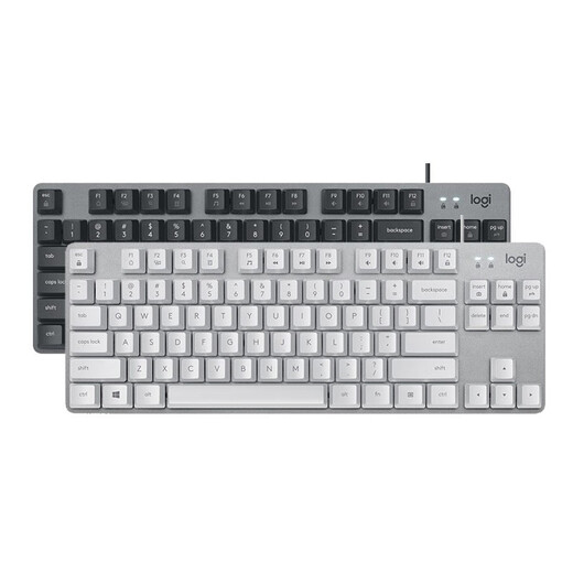 罗技（Logitech） K835机械键盘 有线游戏键盘 办公84键TTC轴 商务家用电竞键盘短款小尺寸台式机笔记本吃鸡键盘 k835红轴-蜡笔小新