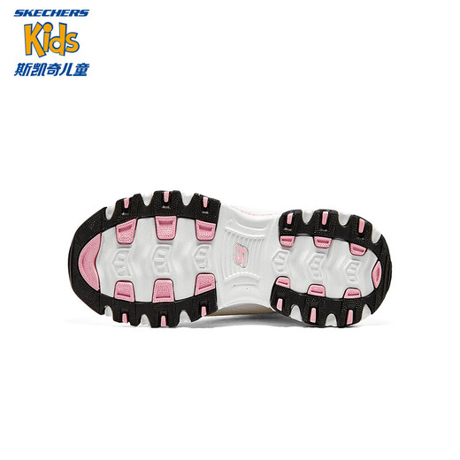 Skechers children's velvet boots children's buckle plus velvet boots girls snow boots warm cotton shoes 664200L