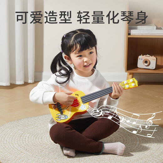 卡尔贝比尤克里里儿童小吉他玩具乐器初学者仿真可弹奏男孩女孩生日礼物