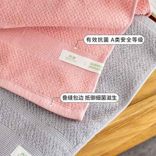 Uchino towel pure cotton face wash household water-absorbent non-shedding antibacterial soft square towel household children's towel Rudolf gray-square towel single pack