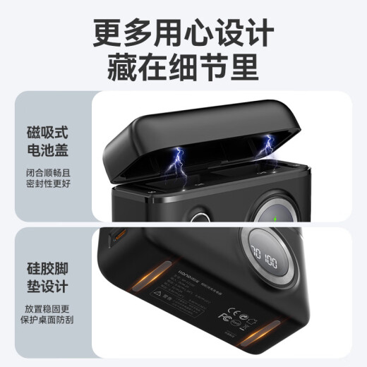 绿巨能（llano）佳能LP-E17相机电池R50 R8 m6mark2 R10 RP 200D二代750D 760D 800D 850D M5 M6 77D充电器lpe17 【两电一快充盒】1050