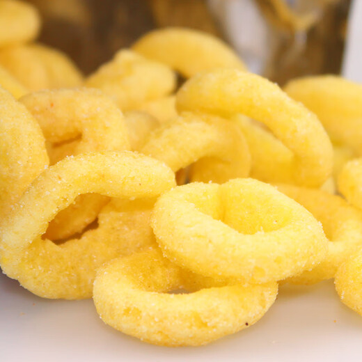 满地可 休闲食品 膨化食品 蔬菜鸡味圈75g*2组合