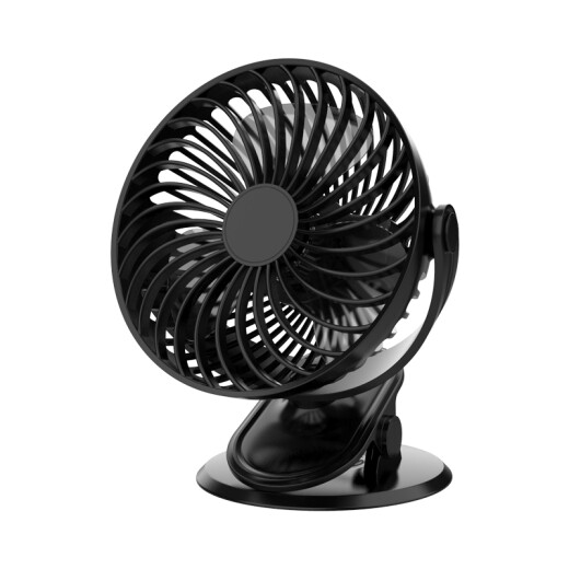 XAXRFT-21USB small fan mini rechargeable student dormitory silent portable handheld office desktop small battery small electric fan black