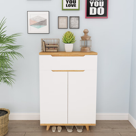 HMJIA shoe cabinet large capacity entrance cabinet home entrance integrated storage cabinet partition simple storage cabinet BOX3007