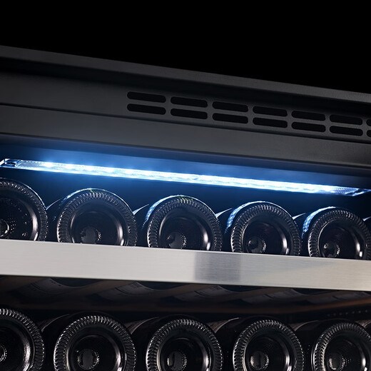 PULADI Seamless Embedded Red Wine Cabinet Constant Temperature Wine Cabinet Embedded Hidden Compressor Wine Tea Refrigerator Touch Open Door Touch Open Door BM-100T Single Temperature Ice Bar 95L