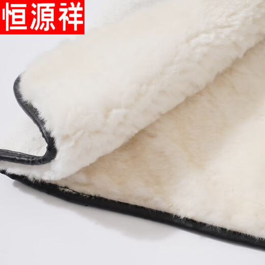 
Hengyuanxiang [Light Luxury High-end] Brand Men's Clothing Real Sheepskin Jacket Men's Fur One-piece Jacket Sheepskin Cotton Clothing Inner Top Winter Winter Winter Casual Loose Leather Jacket White Sheepskin Cut XL 130-145Jin [Jin equals 0.5 kg]