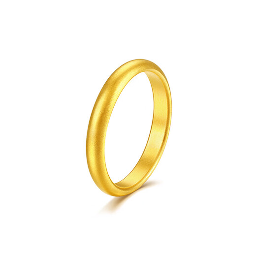 Mengjinyuan Gold Ring Ancient Method Pure Gold Loach Back Ring Couple Ring Men and Women Same Style Ring No. 10 - Approximately 4.08g (face width 0.3cm)