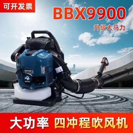 Piggyback de cuatro tiempos 9900 secador de cabello de gasolina invernadero soplador de nieve con viento de alta potencia viento fuerte de cuatro tiempos 260 secador de pelo portátil