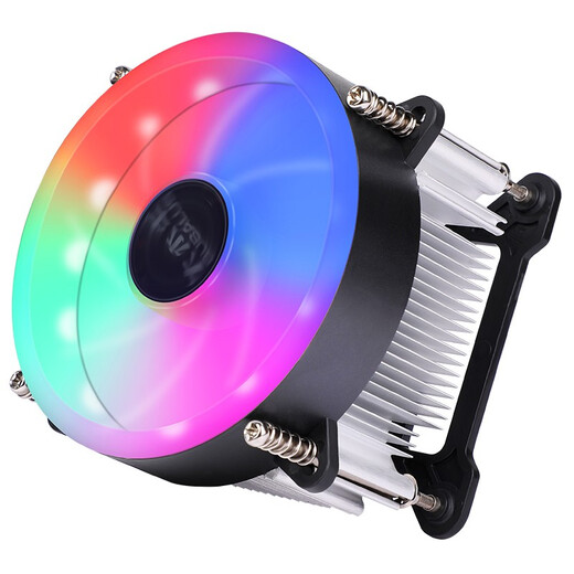 BUBALUS L8 CPU air cooling radiator (supports INTEL1151/1200/i3/i5/i7/i9/desktop computer radiator/9CM fan/colorful RGB/comes with silicone grease)