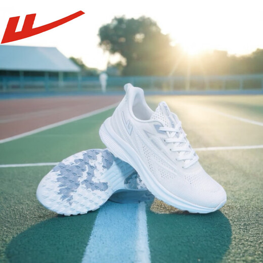 Huili White Sports Shoes 2025 Student Military Training Shoes Hombres y mujeres mismo estilo No deslizamiento Running Running Sports White Shoes WL2629 White (Zapatos de gran tamaño) 41
