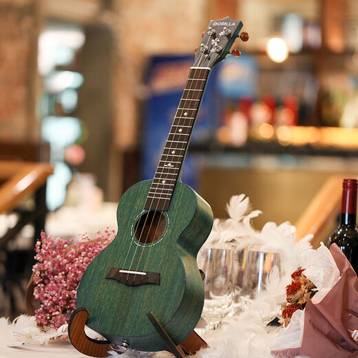 
Gerila Sakura Ukulele 2011 Cute Beginner for Girls' Cute Beginner Small Guitar Vane Uklili High-Precision 23-inch Vane (Obsidian Black) + Accessories Teaching