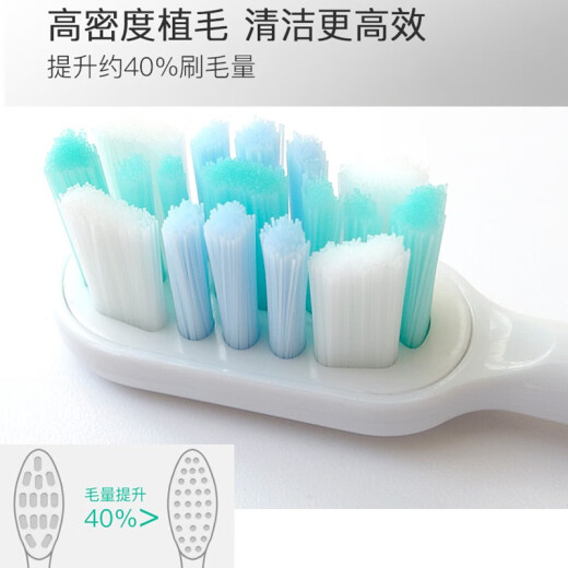 zlerZLER适用飞利浦电动牙刷HX6610 HX6210 HX6616 HX6920声波震动牙刷刷头配件  4支装【白色深度清洁型】