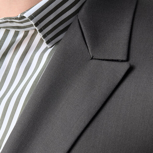 Announcement Bird Suit (Top) Business Gun Lapel Wool Suit Men's EBB233237U Bean Green 52A