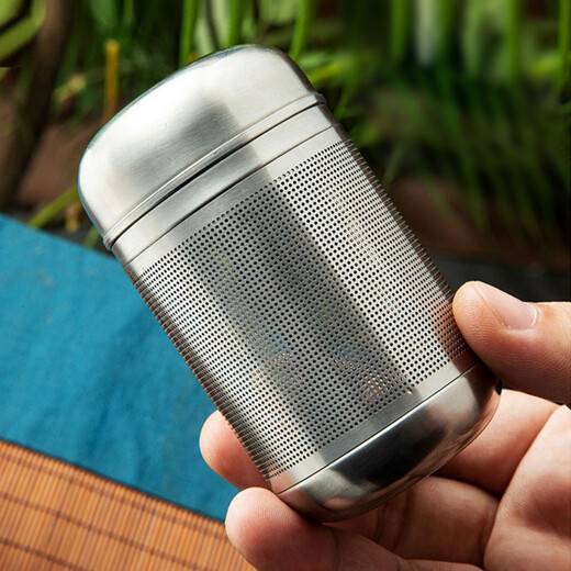 Chunyi 316 stainless steel stewed teapot tea warehouse large tea leak tea filter tea filter 316 tea warehouse (large size) 9x5cm 1 piece