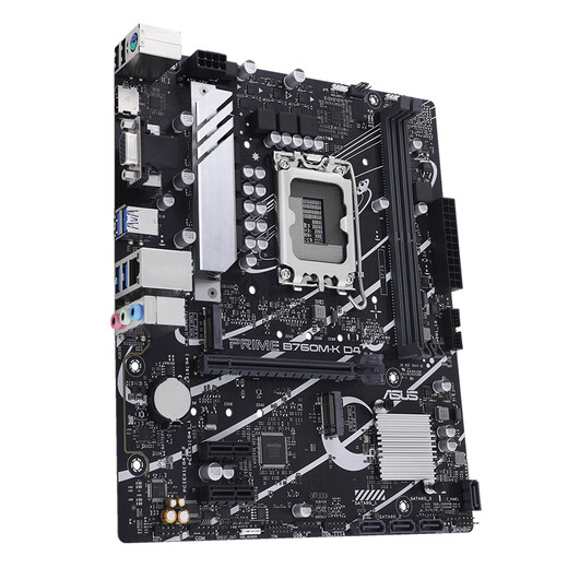 华硕（ASUS）PRIME B760M-K D4 主板 支持 CPU 13600KF/13400F（Intel B760/LGA 1700）