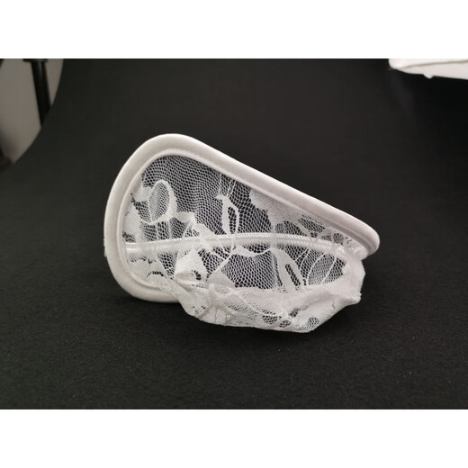 Sexy men's C-string invisible thong lace men's sexy underwear to seduce couples adult products sex toys white one size