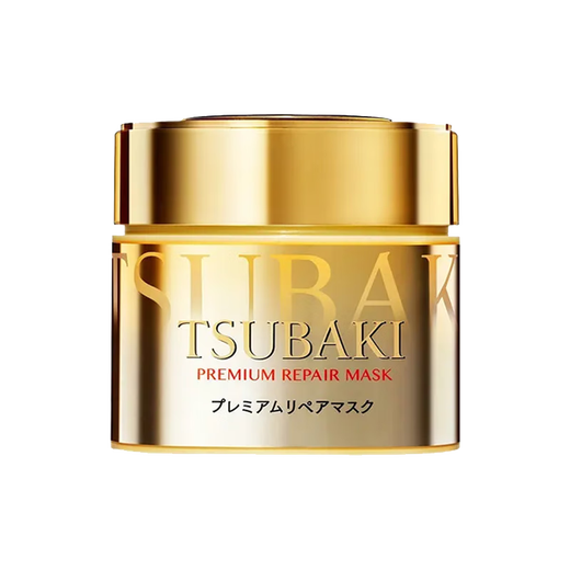 TSUBAKI (TSUBAKI) golden 0-second hair mask multi-effect repair conditioner rapid penetration nourishment repair and smooth 180g * 2