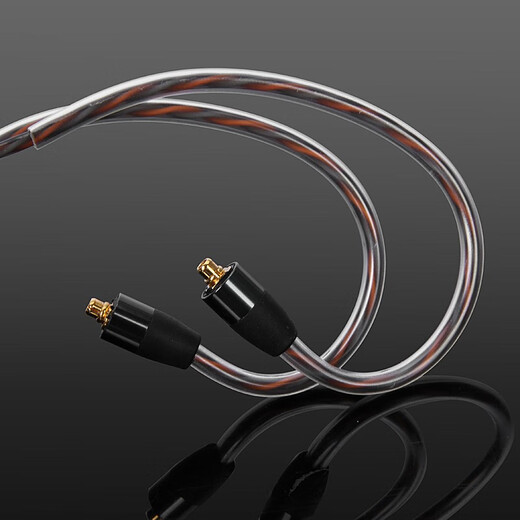 Earmax for Shure shure SE215 SE535 SE846 UE900S E5000 headphone cable 3.5mm black