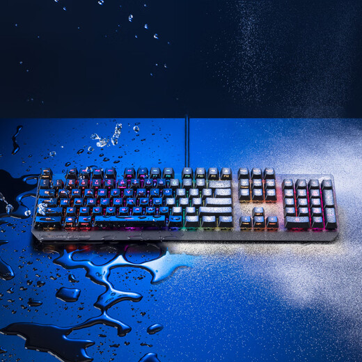 ROG Ranger RX PBT version mechanical keyboard wired gaming keyboard optical trigger mechanical blue axis RGB backlight keyboard waterproof and dustproof keyboard 104 keys black RX optical axis