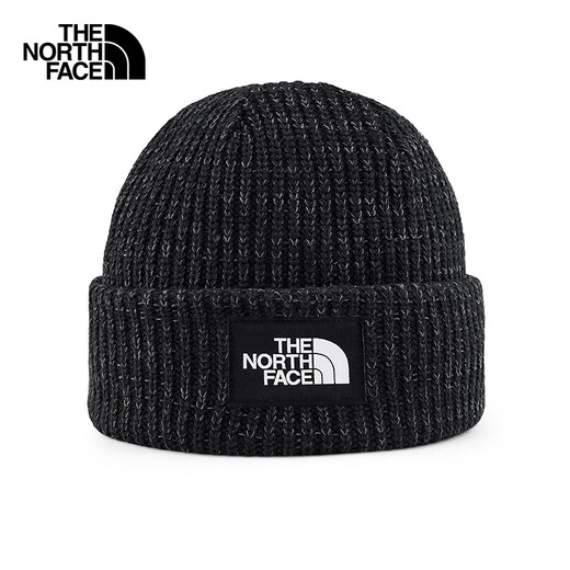 The North Face Sports Hat Autumn and Winter Universal Men's and Women's Outdoor Comfortable Winter Warm Knitted Beanie | 3FJW JK3/Black OS/One Size