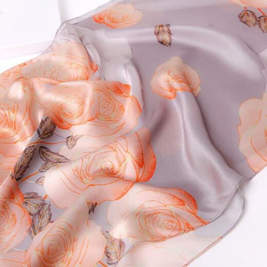 Hangsi Road silk scarf women's scarf mulberry silk scarf outer shawl practical birthday gift for mother and elders Shenyu Luoyan