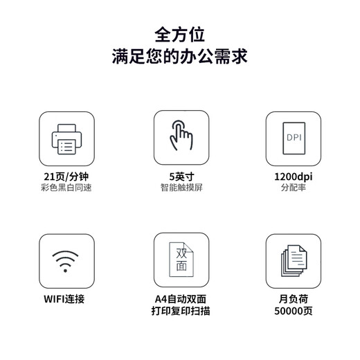 Canon color laser printer MF657 office automatic double -sided copy scanning all -in -one A4 home 752CDW 657CDW standard full double -sided double -sided 21/dot standard