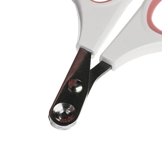 Huayuan Pet Tools (hoopet) cat nail scissors special small blind scissors kitten nail clippers round hole novice anti-scratch and anti-bite dog nail clippers pink (ordinary style)