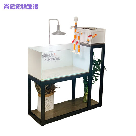 贝拉缘 鱼缸架子鱼缸底柜底座实木不锈钢金属鱼缸承重架鱼缸水族箱架定做 60长35宽*底座62高加20*35*102 架子
