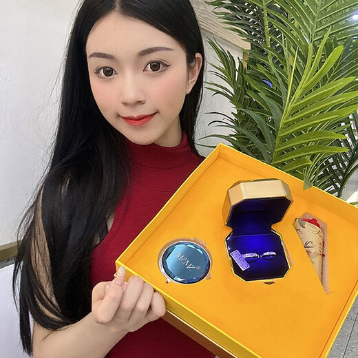 MZMZ Galaxy Couple Ring PT950 Platinum Frosted Ring Luxurious Proposal Wedding Ring Birthday Gift for Girlfriend Light Luxury Style - Single Ring Local Warehouse for Next Day Delivery