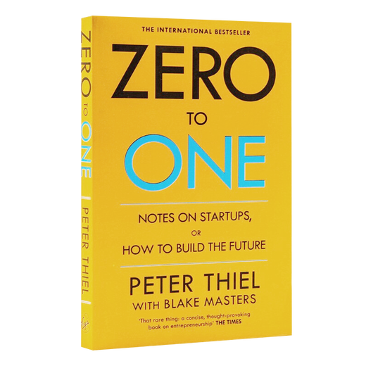 从0到1 英文原版 从零到一 开启商业与未来的秘密 Zero to One 彼得蒂尔 Peter Thiel 创新创业经典 搭马斯克传 乔布斯传